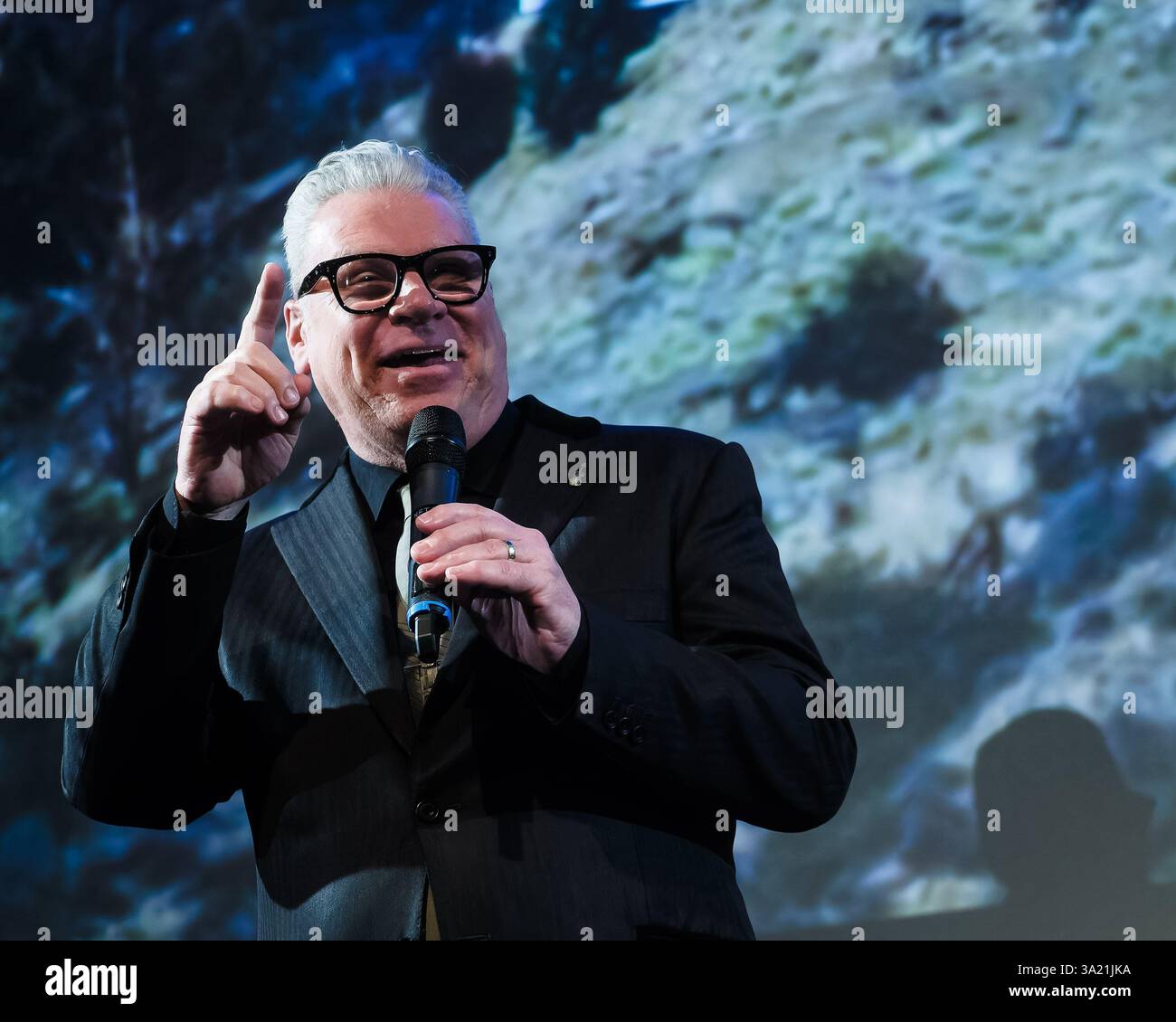 London, UK. 10 March 2025. on stage at The 100th Mark Kermode in 3D