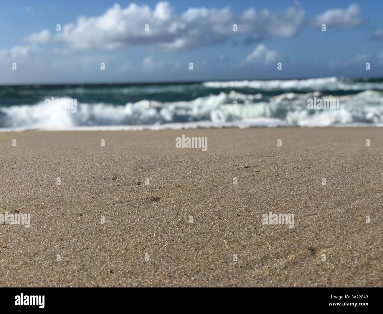 Waves on the beach - Smartphone Captured Stock Image