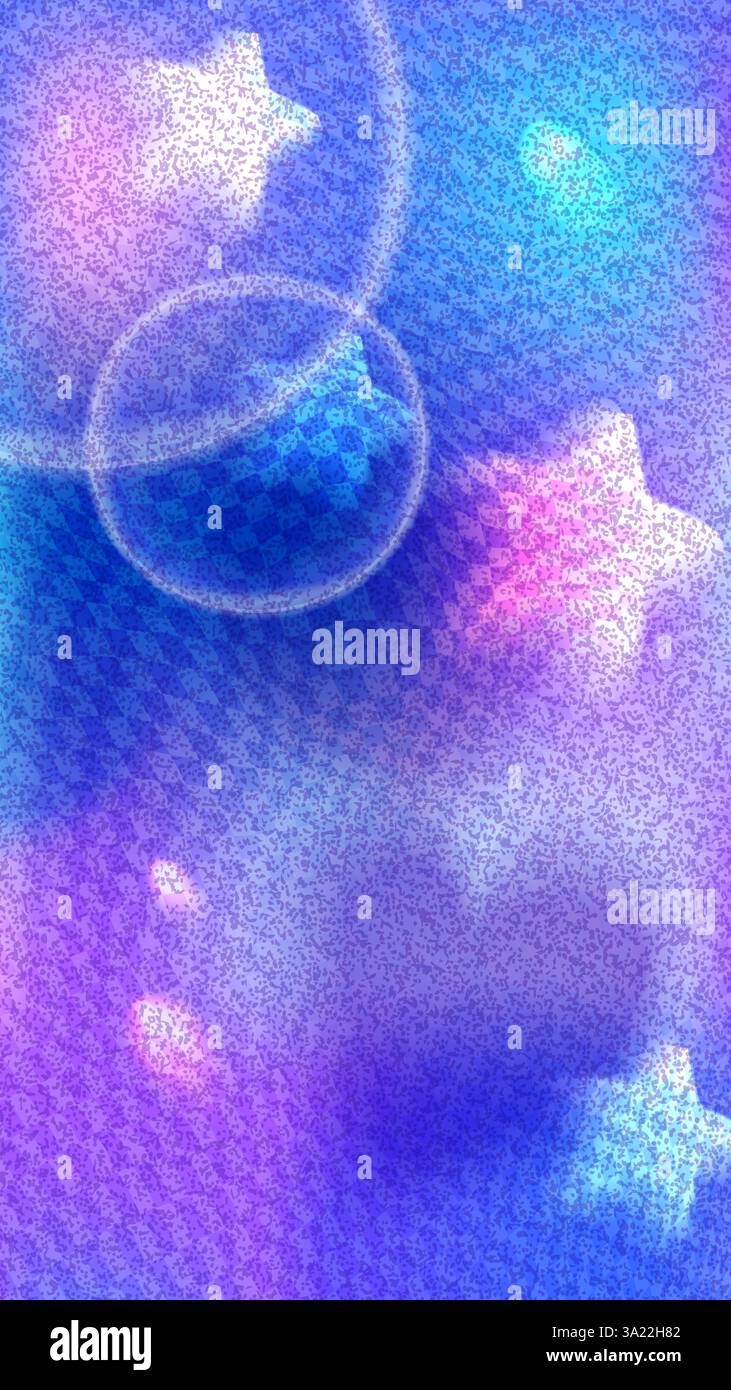 Abstract blue purple gradient cyberpunk hi-res stock photography and ...