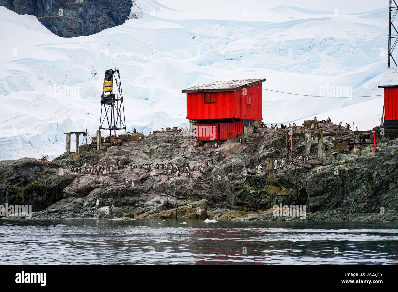 Almirante Brown Station aka Base Brown, an Argentine Antarctic base and ...