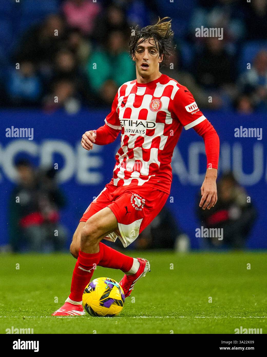Brian Gil of Girona FC during the La Liga EA Sports match between RCD ...