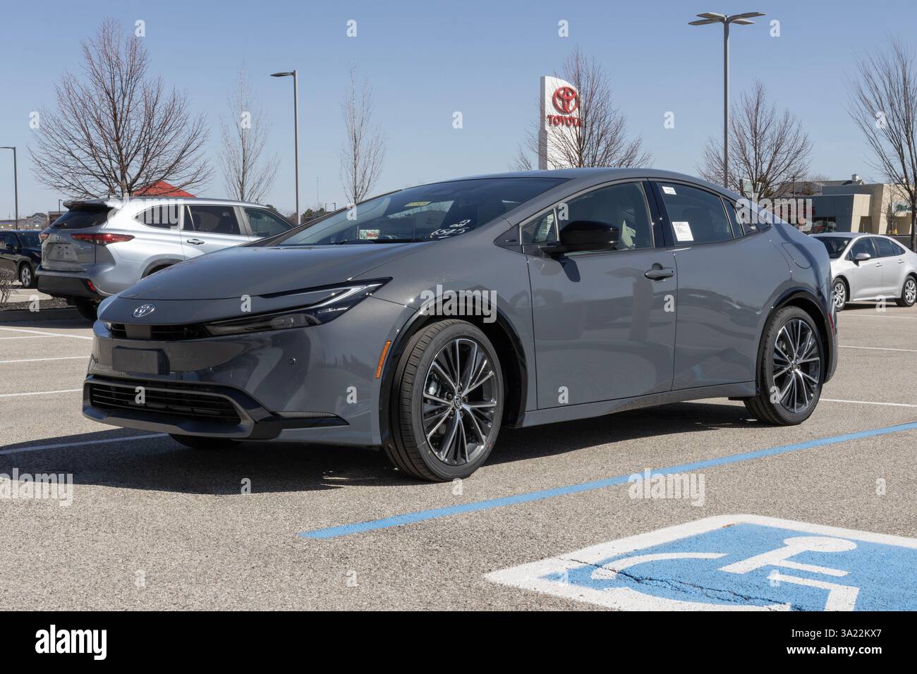 Noblesville - March 9, 2025: Toyota Prius XLE display at a dealership ...