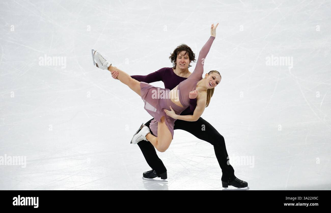 Emilea Zingas and Vadym Kolesnik (USA), Feb 22, 2025 Figure Skating Ice Dance Free Dance