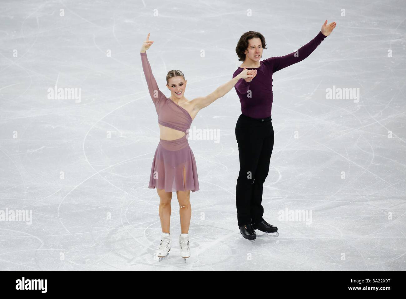 Emilea Zingas and Vadym Kolesnik (USA), Feb 22, 2025 Figure Skating Ice Dance Free Dance
