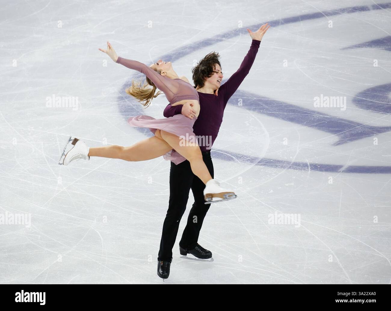 Emilea Zingas and Vadym Kolesnik (USA), Feb 22, 2025 Figure Skating Ice Dance Free Dance