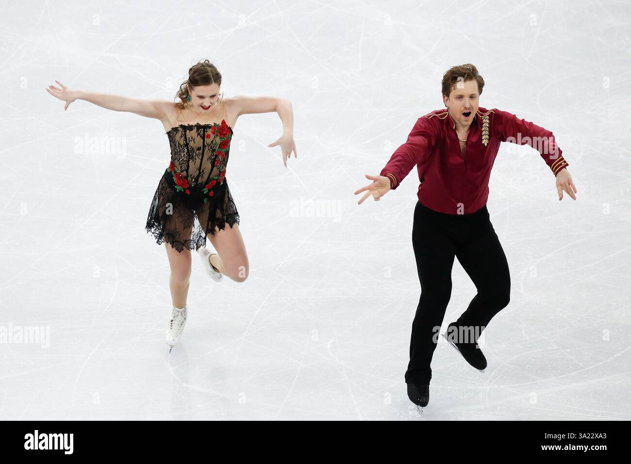 Christina Carreira and Anthony Ponomarenko (USA), Feb 22, 2025 Figure Skating Ice Dance