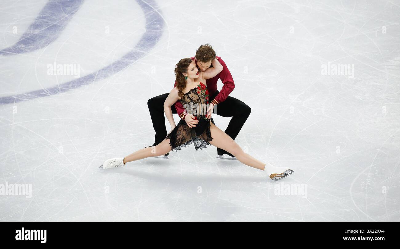 Christina Carreira and Anthony Ponomarenko (USA), Feb 22, 2025 Figure Skating Ice Dance