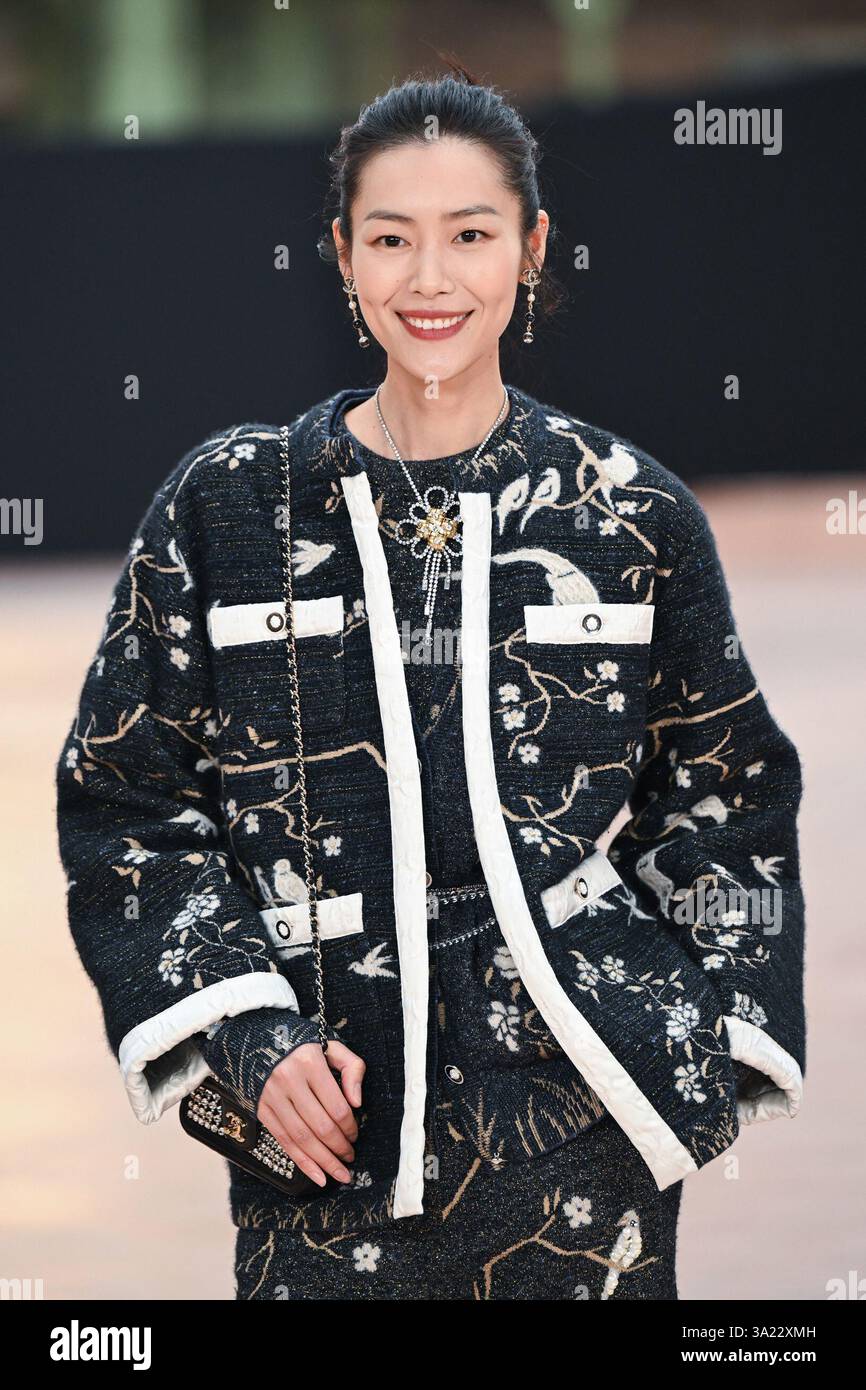 Paris France 11th Mar 2025 Liu Wen Attending The Chanel Womenswear Paris France 11th Mar 2025 Liu Wen Attending The Chanel Womenswear Fallwinter 2025 2026 Show As Part Of Paris Fashion Week In Paris France On March 11 2025 Photo By Aurore Credit Abaca Pressalamy Live News 3A22XMH 