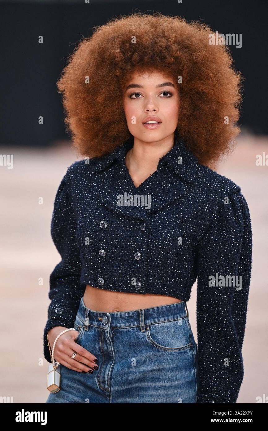 Paris France 11th Mar 2025 Whitney Peak Attending The Chanel Paris France 11th Mar 2025 Whitney Peak Attending The Chanel Womenswear Fallwinter 2025 2026 Show As Part Of Paris Fashion Week In Paris France On March 11 2025 Photo By Aurore Credit Abaca Pressalamy Live News 3A22XPY 