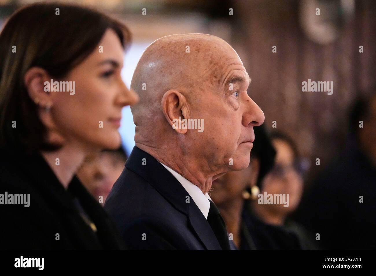 Houston Mayor John Whitmire, right, and his daughter, Whitney Whitmire