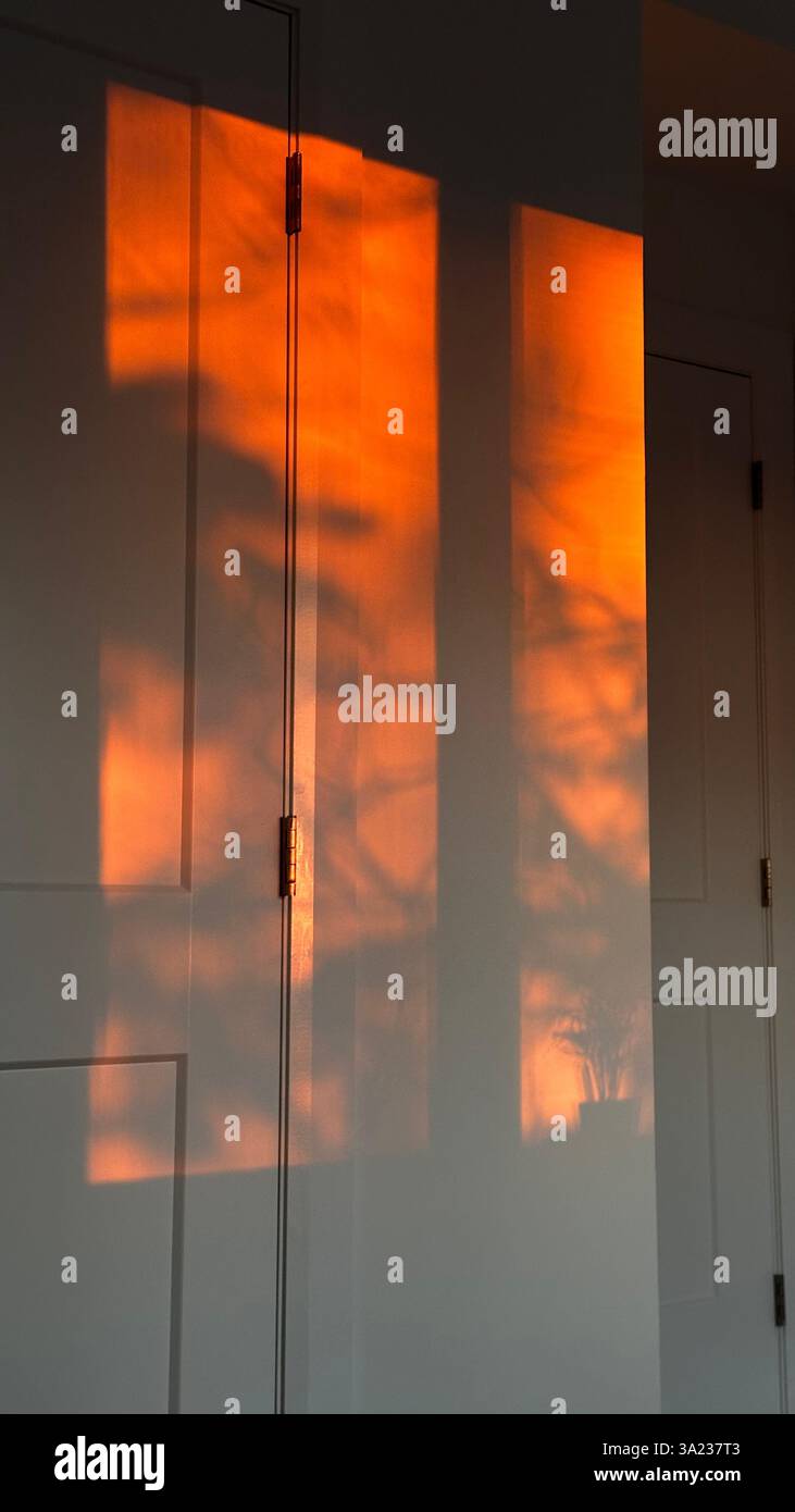Lonely Hours in Shediac Apartment - Smartphone Captured Stock Image