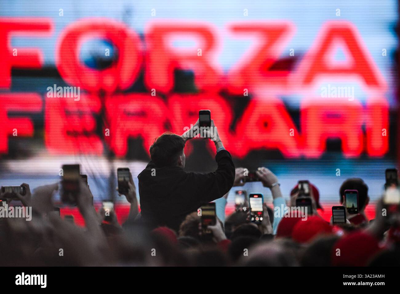 Ferrari Supporters Milan, Italy. 06th Mar, 2025. Ferrari Supporters during Formula 1 ...