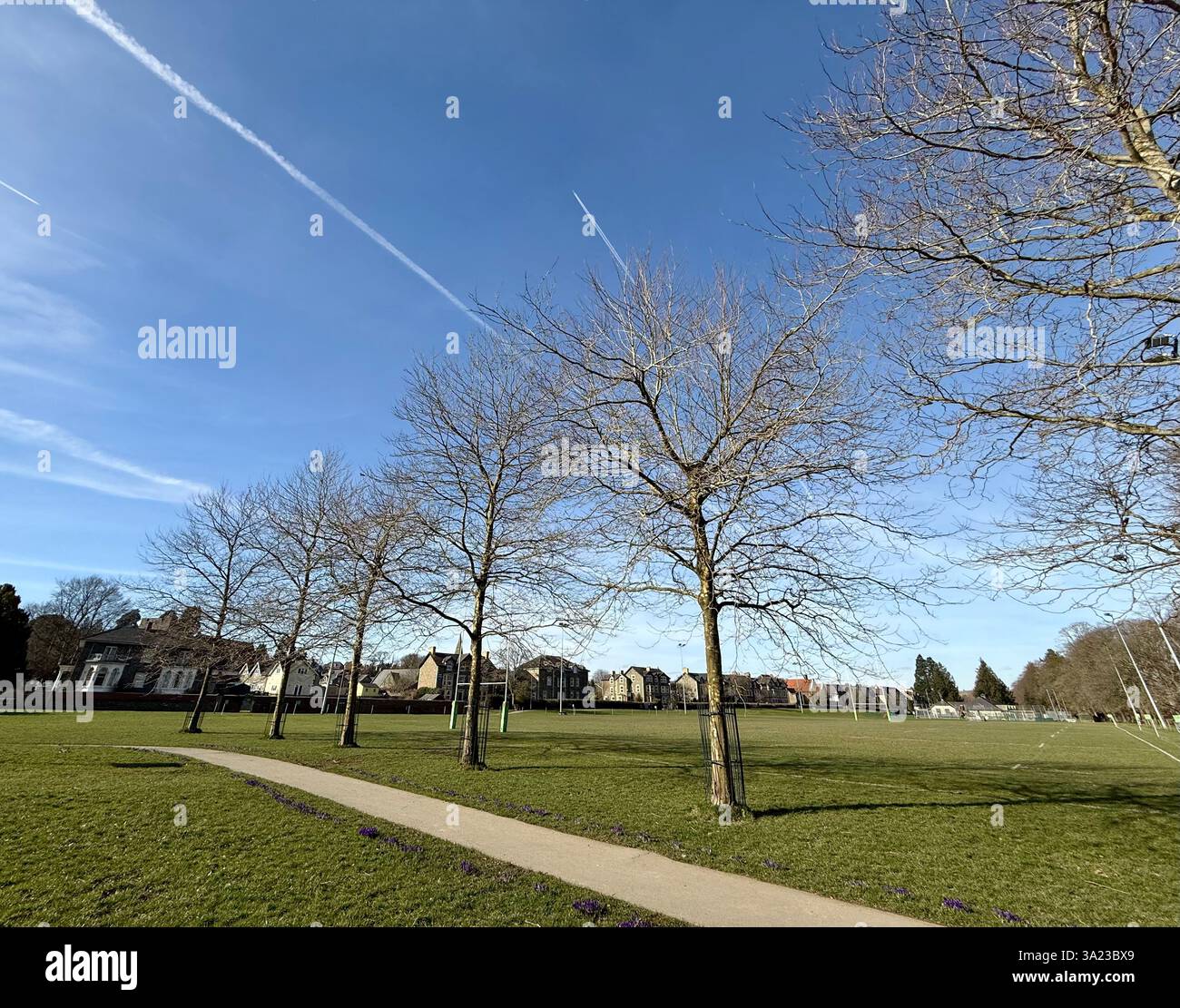 Groe Park, Builth Wells, Powys, Wales - Smartphone Captured Stock Image