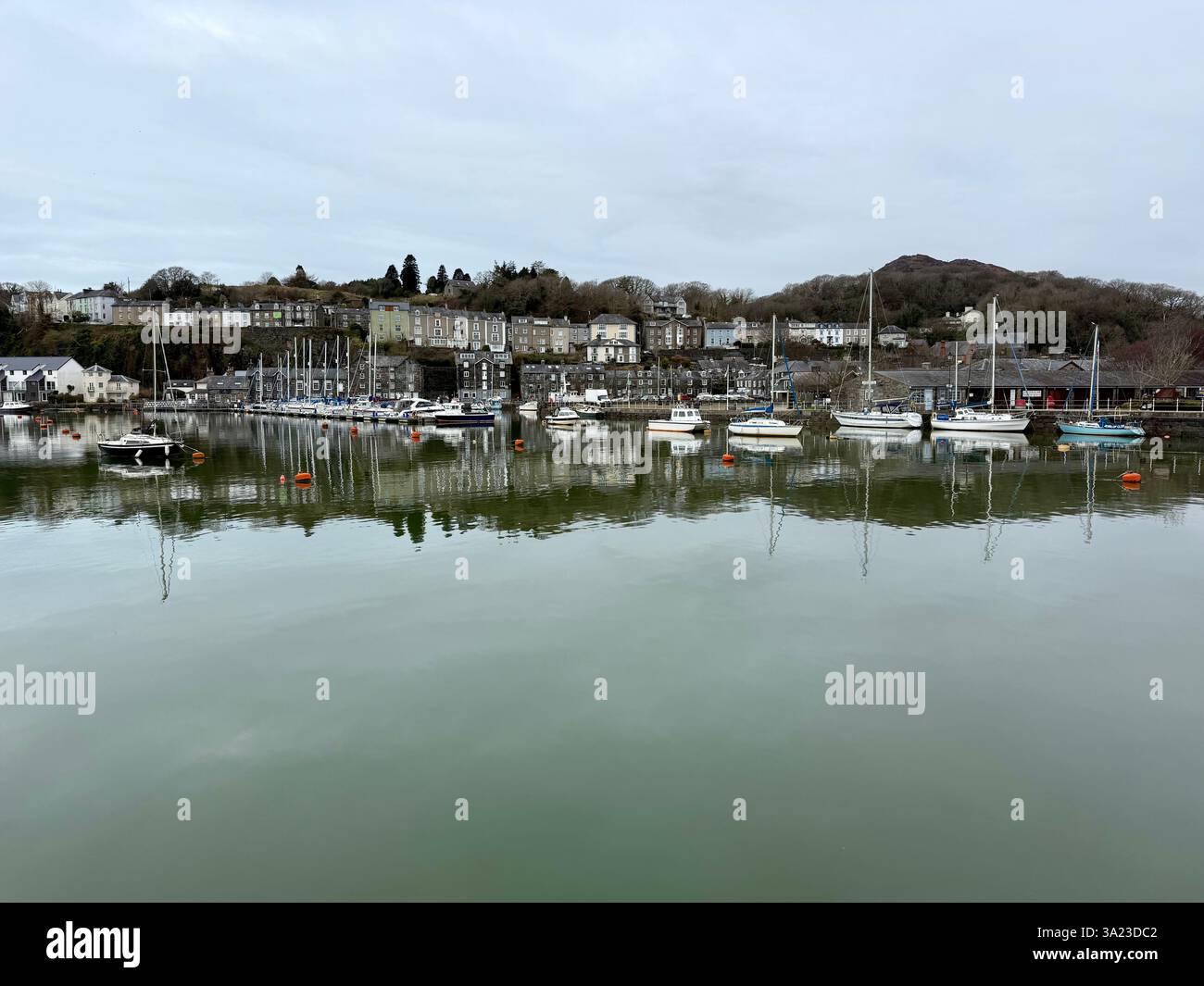 Porthmadog Harbour, Gwynedd, Wales - Smartphone Captured Stock Image