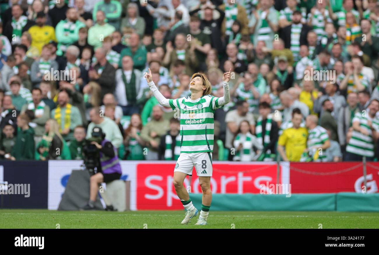 Celtic's Kyogo Furuhashi during the William Hill Premiership match at ...
