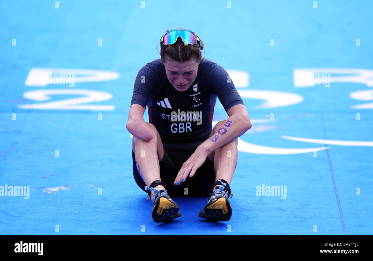 Great Britain s Lauren Steadman After Finishing Third Following The great-britain-s-lauren-steadman-after-finishing-third-following-the