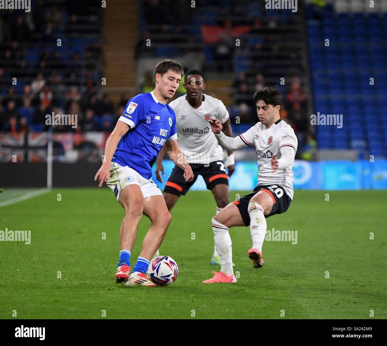 11th March 2025; Cardiff City Stadium, Cardiff, Wales; EFL Championship ...