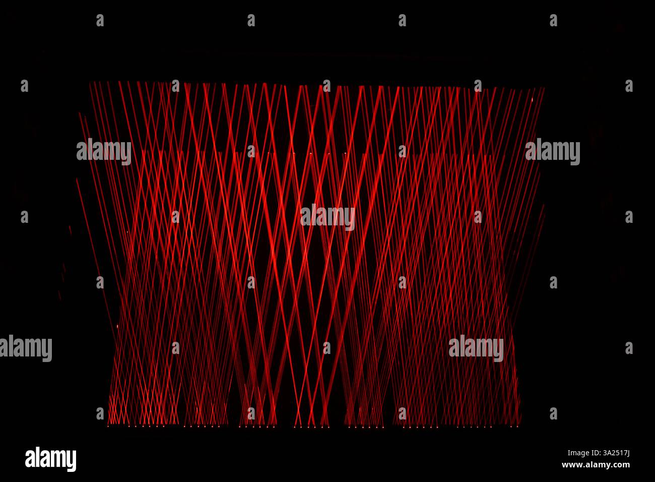 An expert of form, a laser spectacle by Japanese artist Shohei