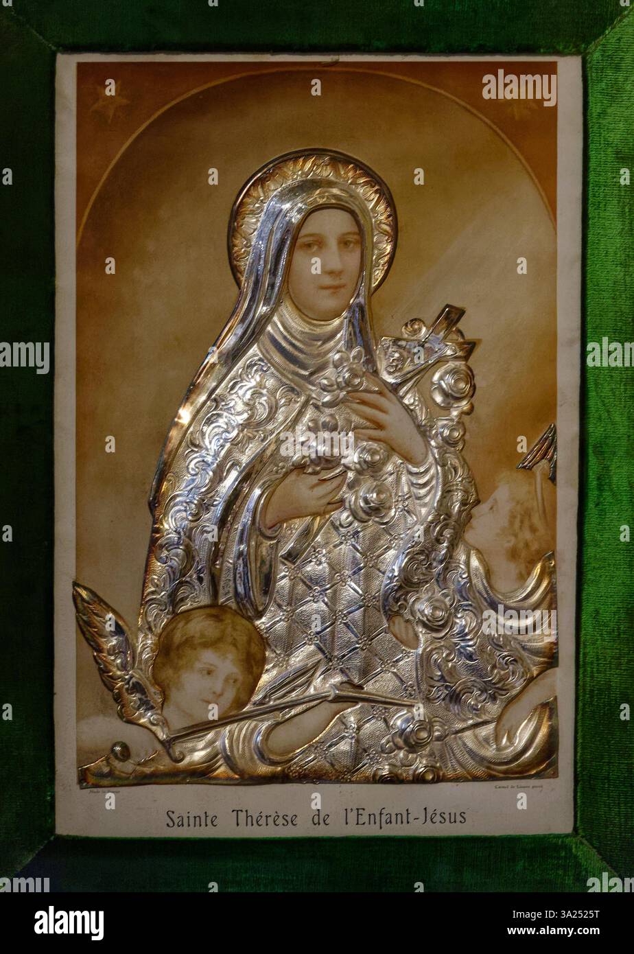 Saint therese lisieux painting hi-res stock photography and images - Alamy