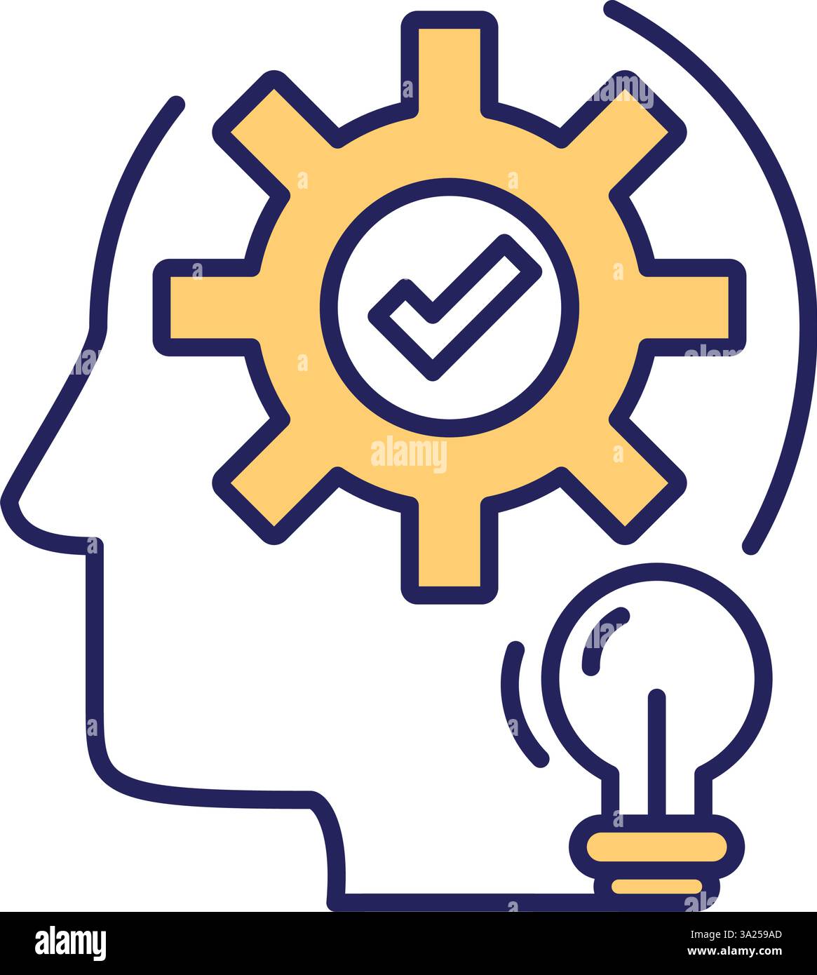 Fixed Mindset Idea Stock Vector Image & Art - Alamy