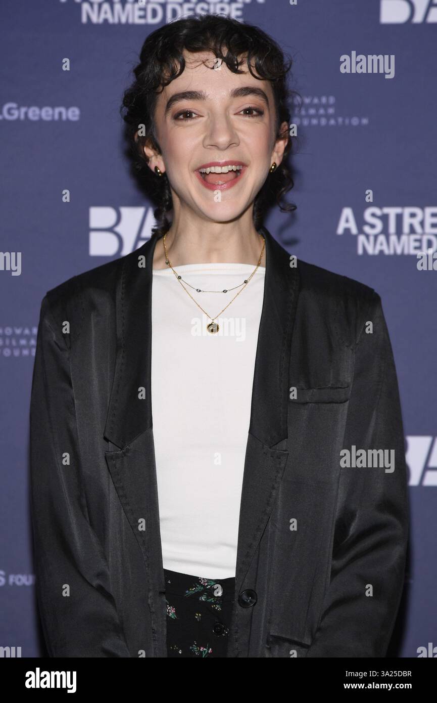 Patsy Ferrin Patsy Ferran poses during 'A Streetcar Named Desire' Opening Night at ...