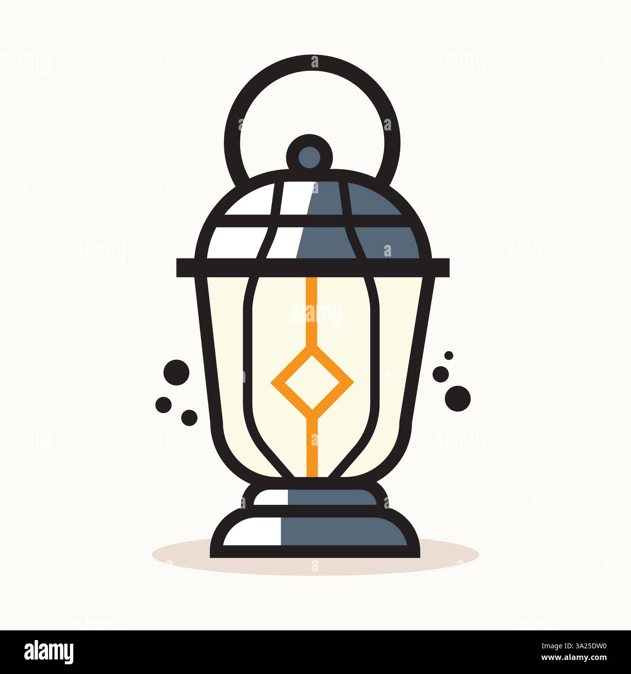 Islamic Lantern Illustration for Ramadan and Eid Stock Vector