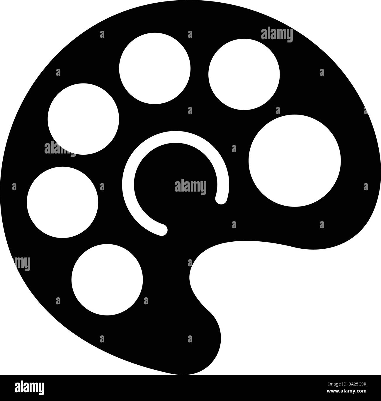 Icon for paint palette, paint Stock Vector Image & Art - Alamy