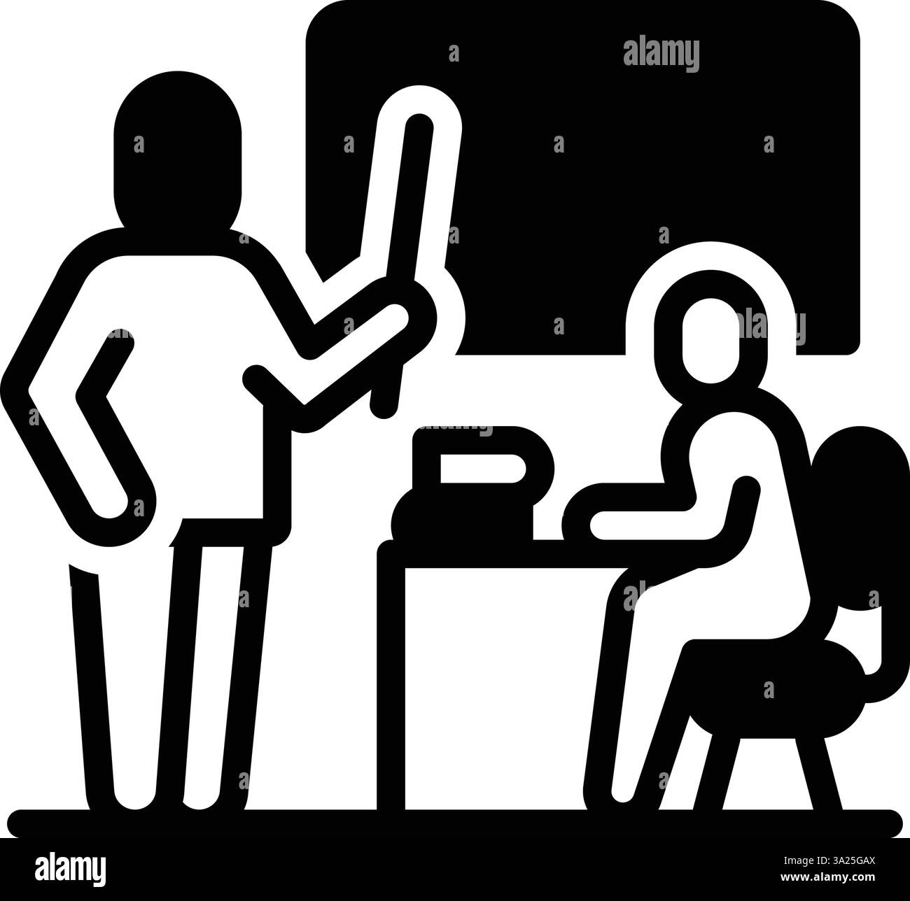 Icon for teacher, educator Stock Vector Image & Art - Alamy