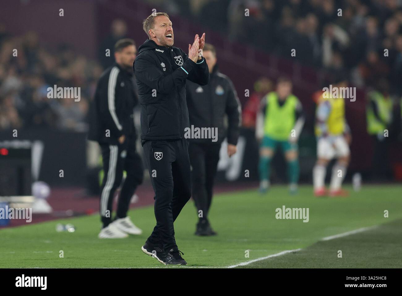 London, England, 10th March 2025. Graham Potter, Manager of West Ham United during the Premier
