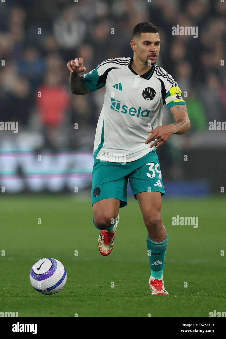 London, England, 10th March 2025. Bruno Guimaraes of Newcastle United during the Premier League