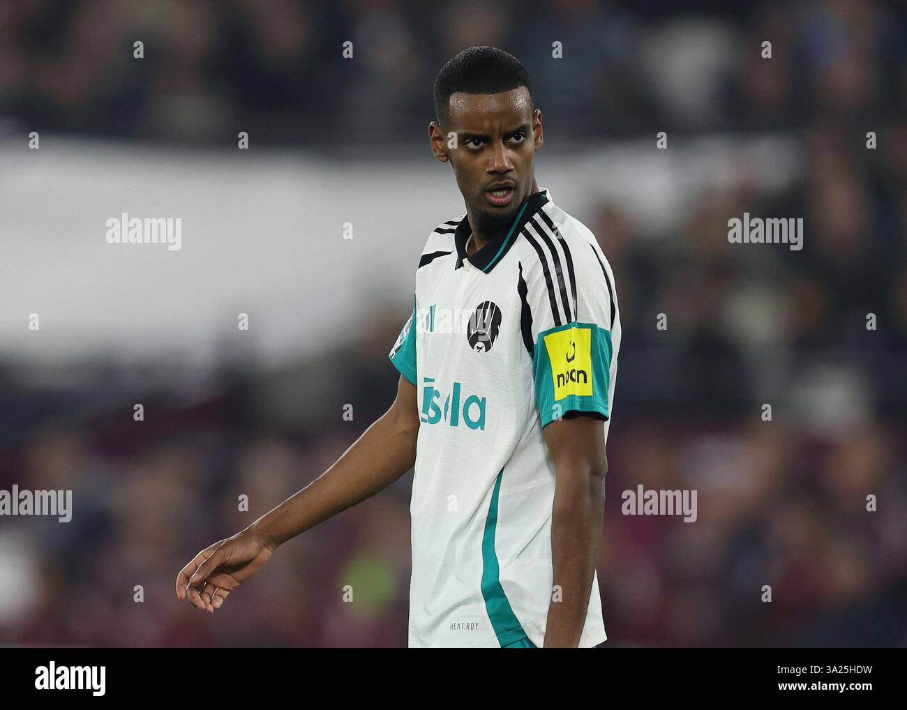 London, England, 10th March 2025. Alexander Isak of Newcastle United during the Premier League