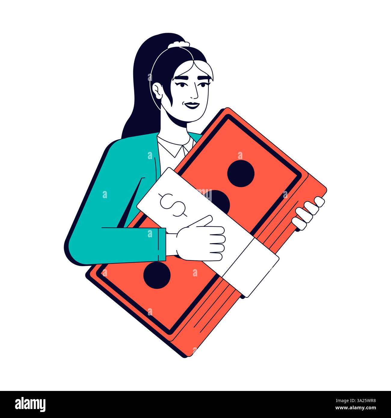 Money preservation vector illustration concept Stock Vector