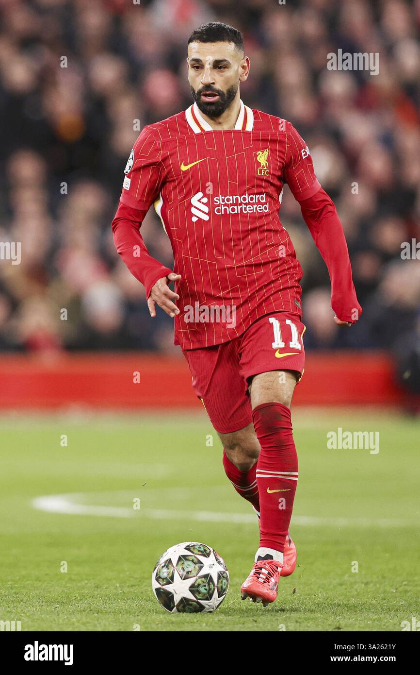 Mohamed Salah #11 of Liverpool during the game Stock Photo - Alamy