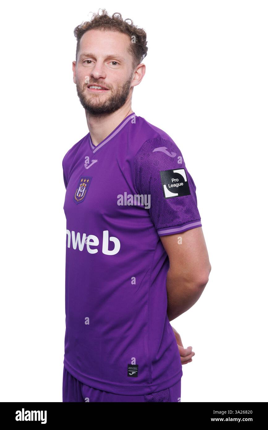 Mats Rits Of RSCA Anderlecht With Sponsor Sunweb Pictured During The 