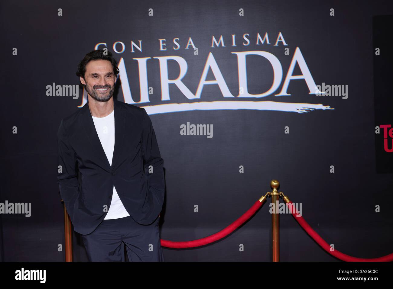 March 11, 2025, Mexico City, Ciudad de Mexico, Mexico: IvÃ¡n SÃ¡nchez poses during a Photocall
