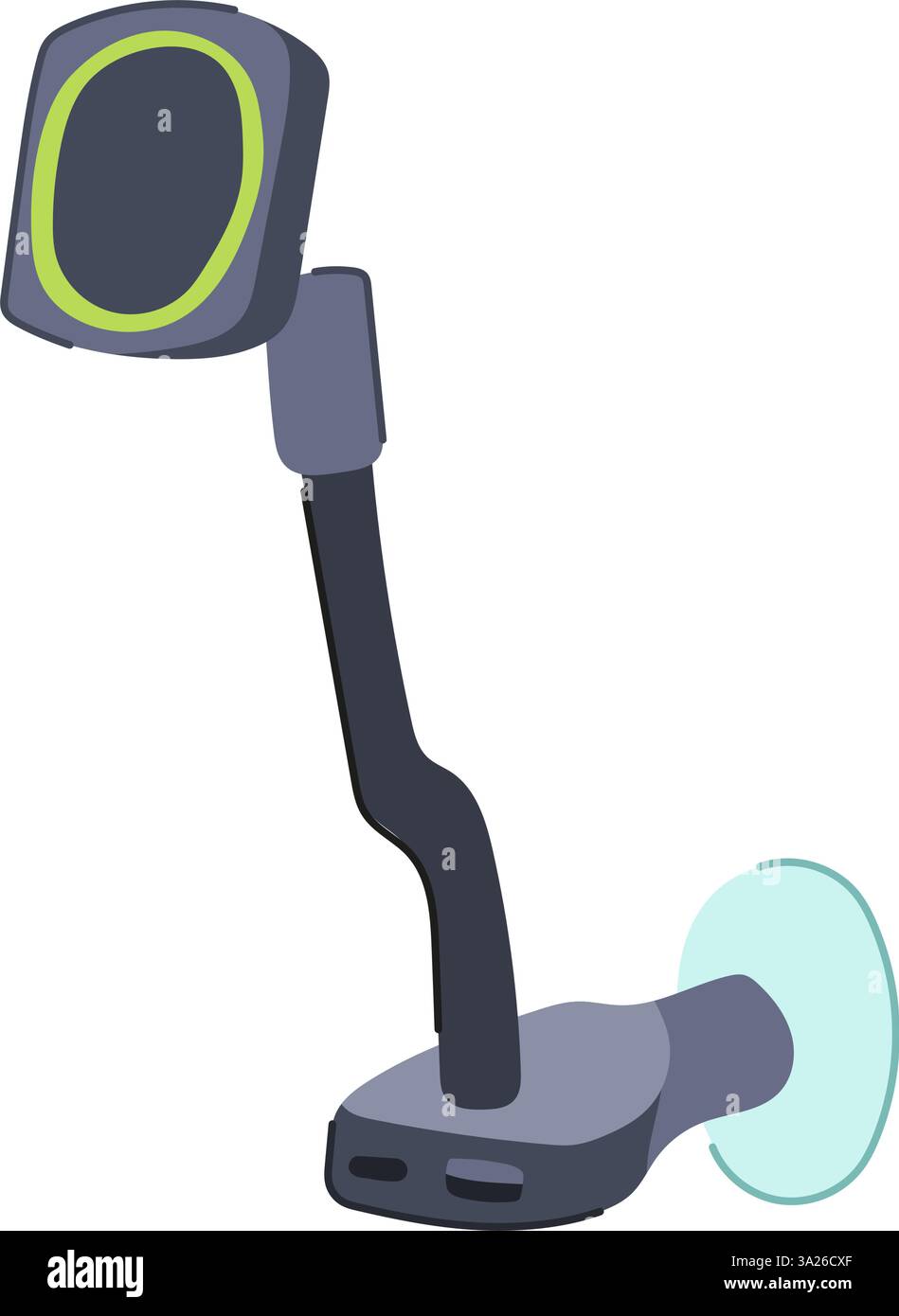 durable car charger wireless cartoon vector illustration Stock Vector ...