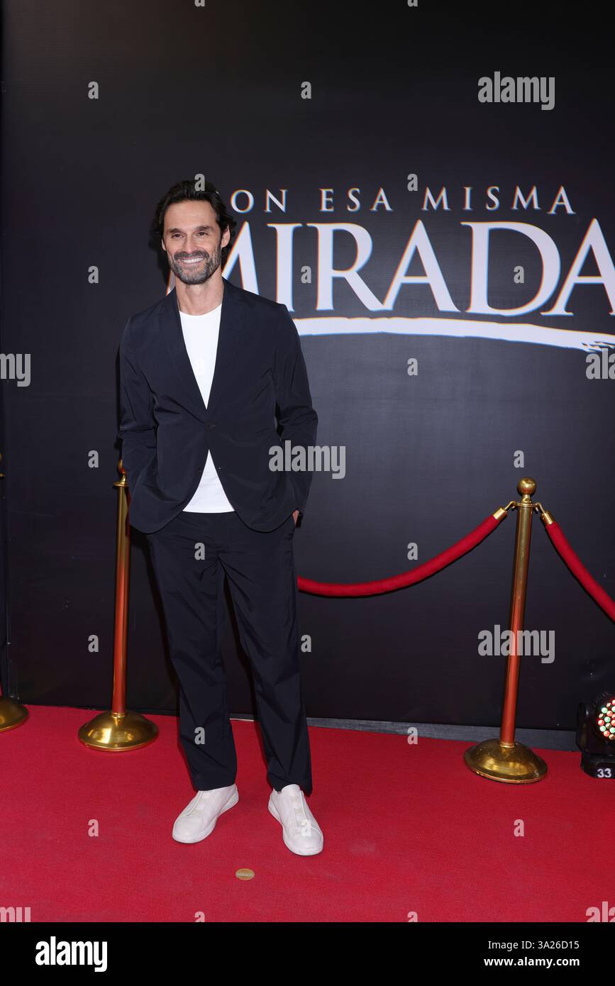 March 11, 2025, Mexico City, Ciudad de Mexico, Mexico: IvÃ¡n SÃ¡nchez poses during a Photocall