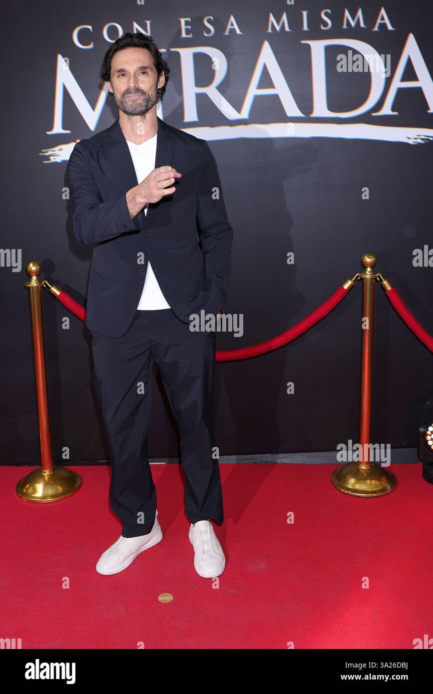 March 11, 2025, Mexico City, Ciudad de Mexico, Mexico: IvÃ¡n SÃ¡nchez poses during a Photocall