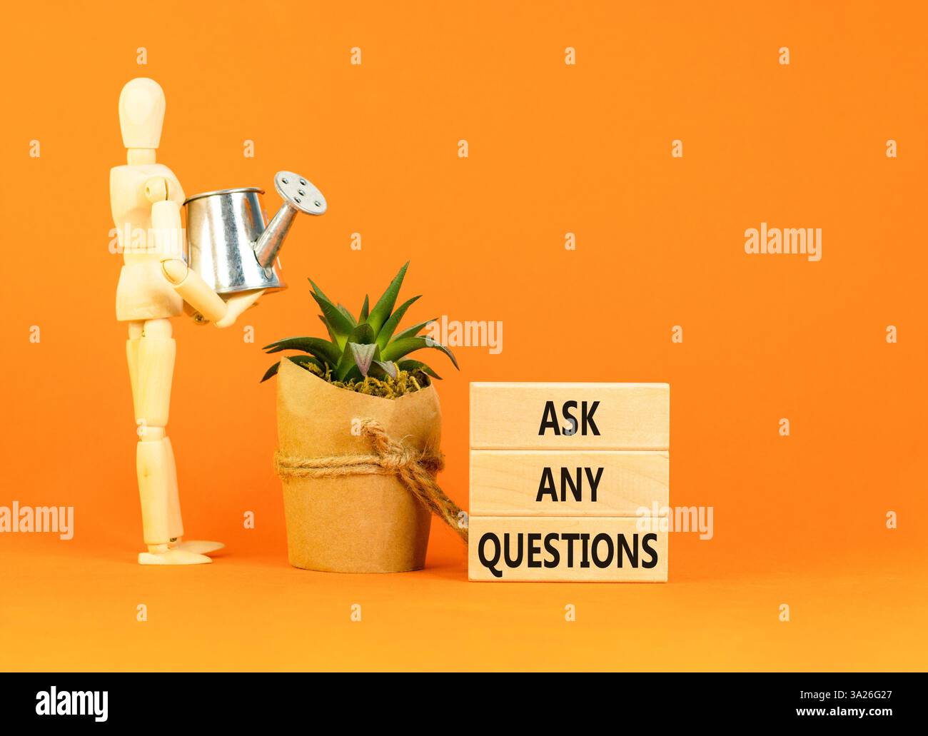 Ask any questions symbol. Concept words Ask any questions on beautiful ...