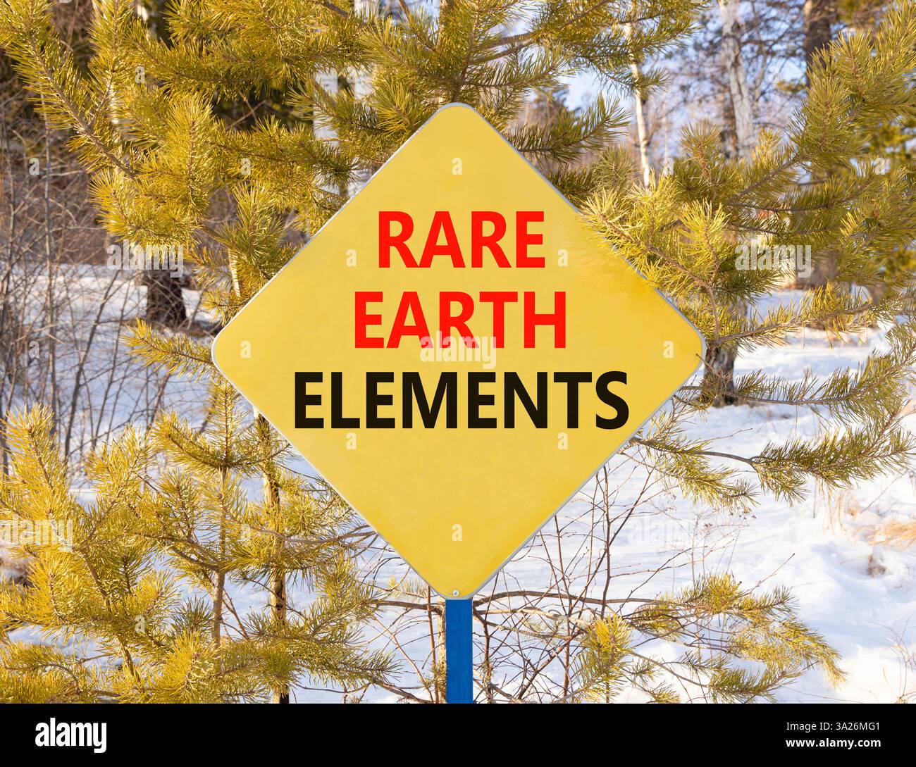 Rare earth elements symbol. Concept words Rare earth elements on ...