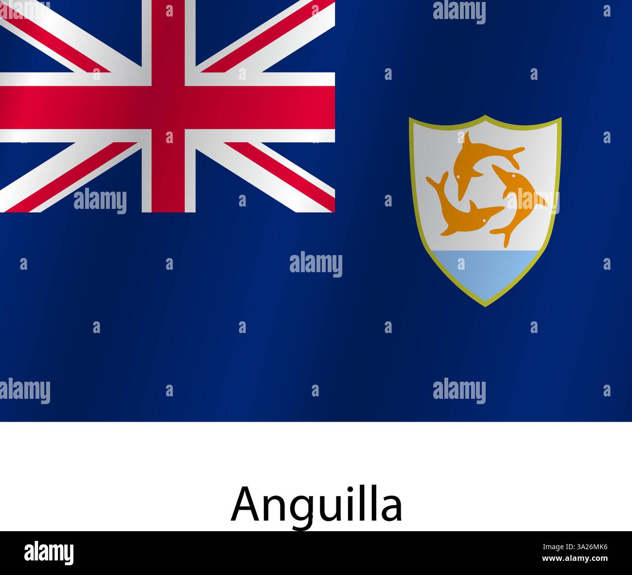 flag-of-the-country-anguilla-on-a-white-background-stock-vector-image