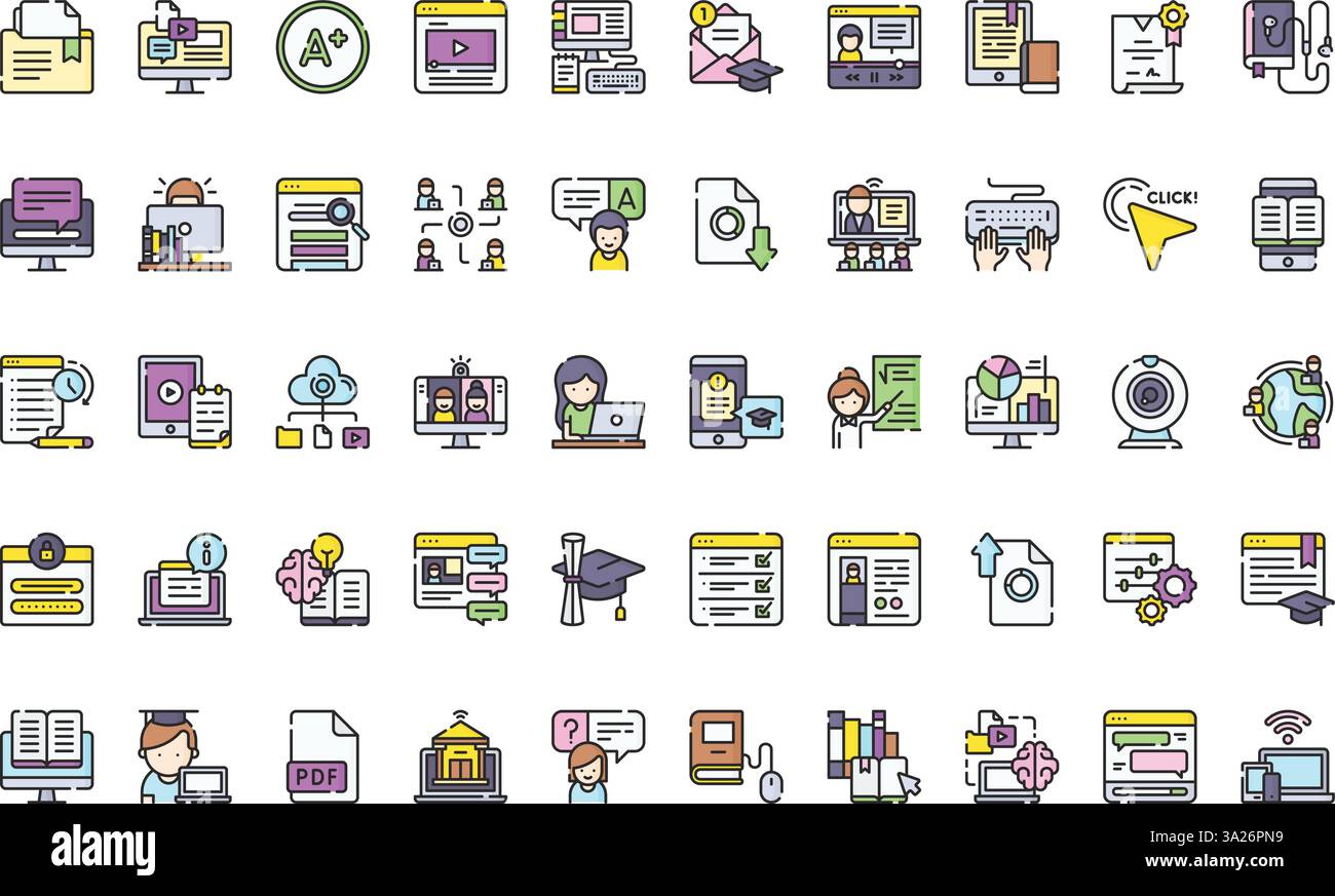 High-Quality Vector Icons Collection with Editable Stroke. Ideal for Professional and Creative Projects. Stock Vector