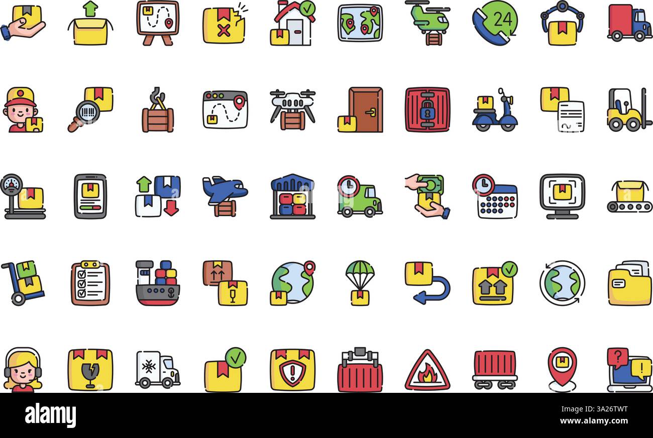 High-Quality Vector Icons Collection with Editable Stroke. Ideal for Professional and Creative Projects. Stock Vector