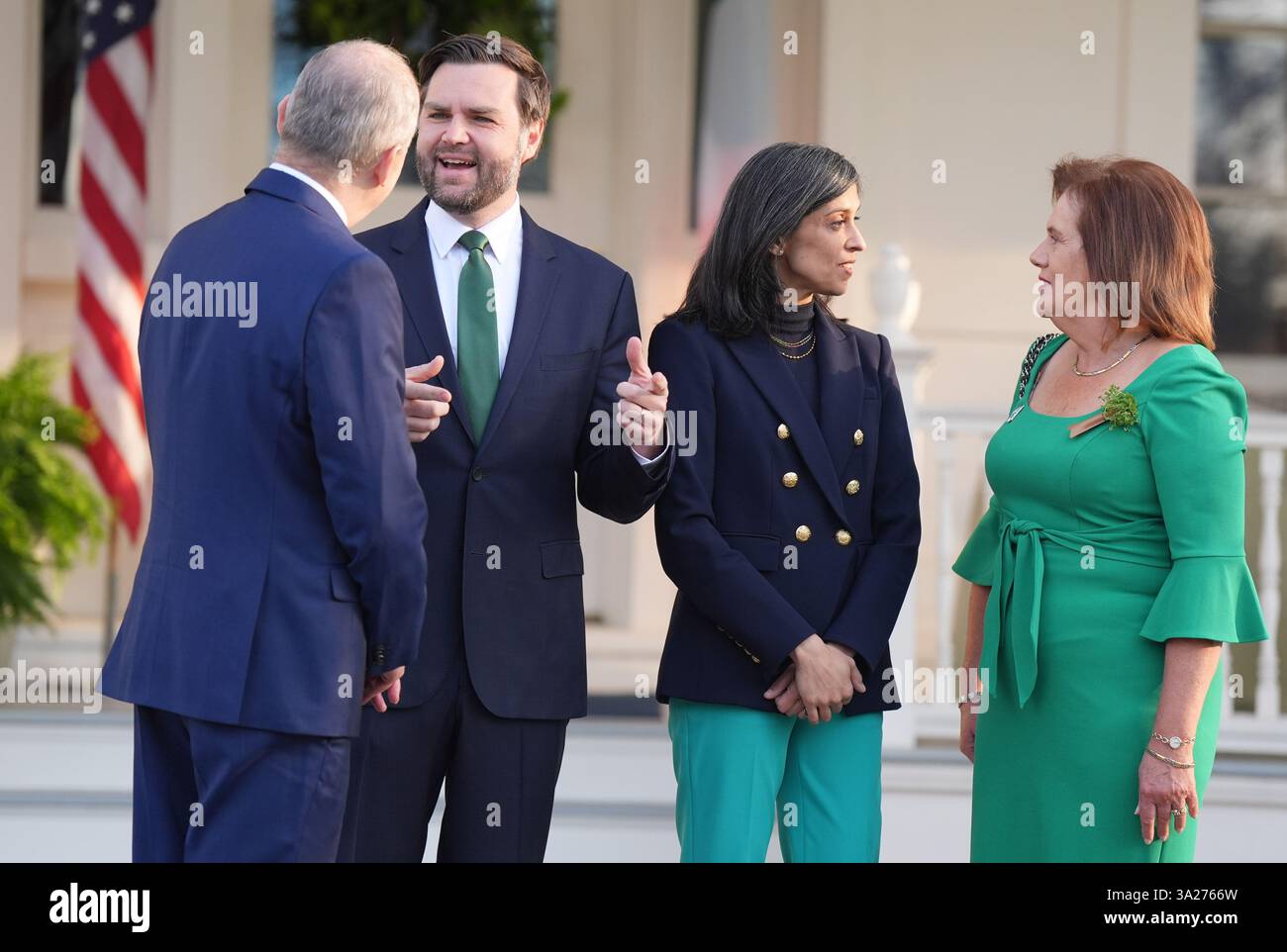 Taoiseach Micheal Martin And His Wife Mary Meeting US Vice President JD taoiseach-micheal-martin-and-his-wife-mary-meeting-us-vice-president-jd
