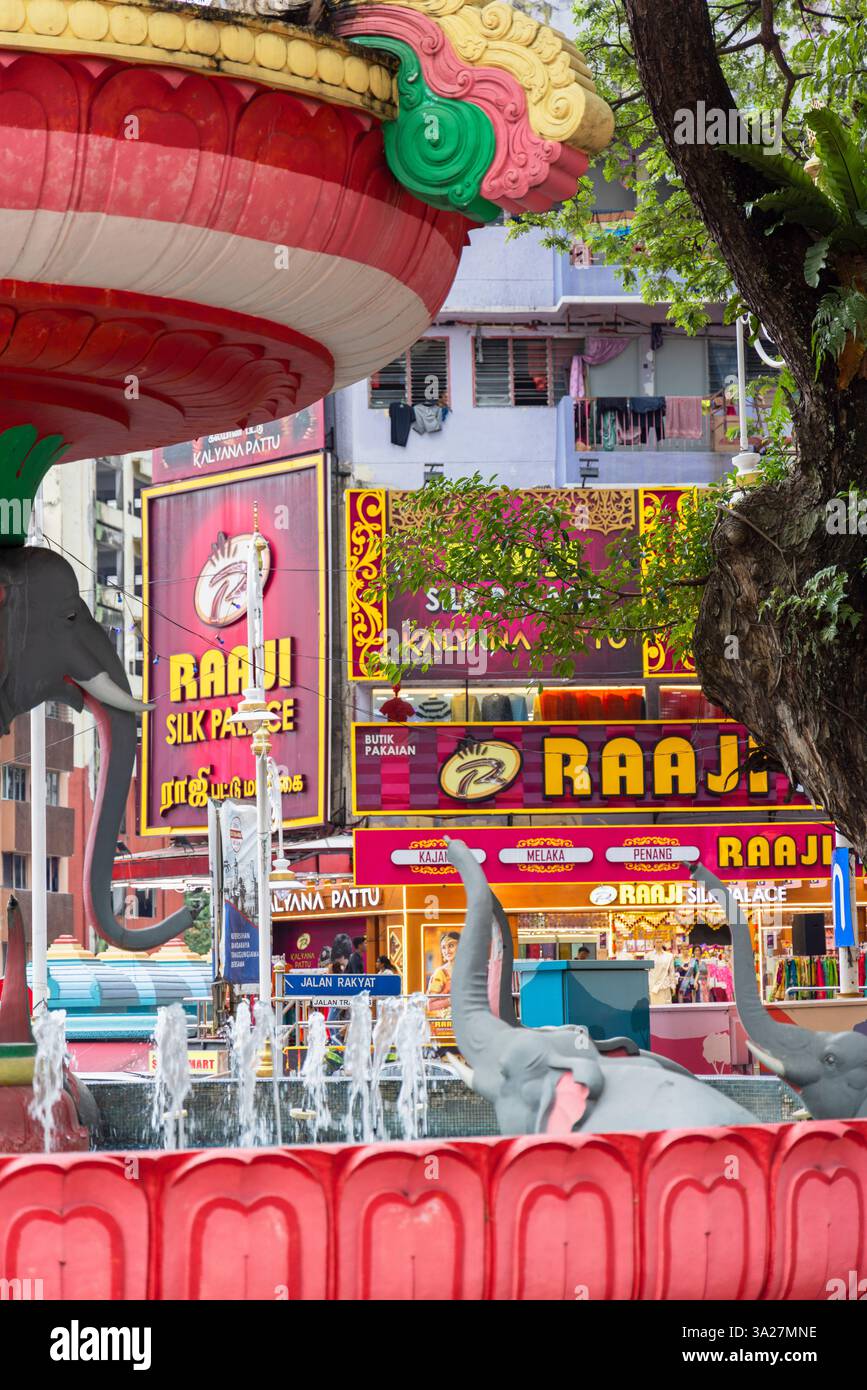 Little India, Brickfields, Kuala Lumpur, Selangor, Malaysia Stock Photo