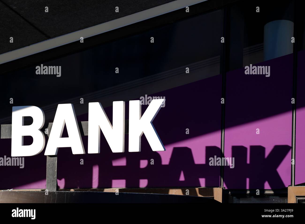 A sign on the Bank of Canada casts a shadow in Ottawa on Wednesday