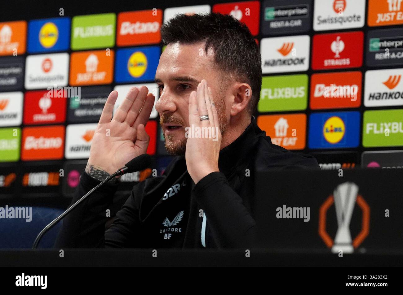 Rangers interim manager Barry Ferguson during a press conference at ...