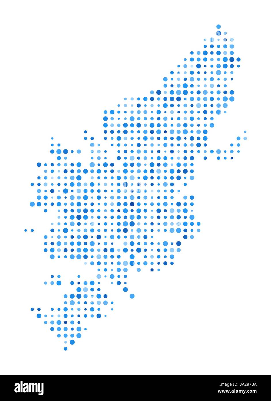 Harris Vector Map vector london blue digital Stock Vector Images - Alamy