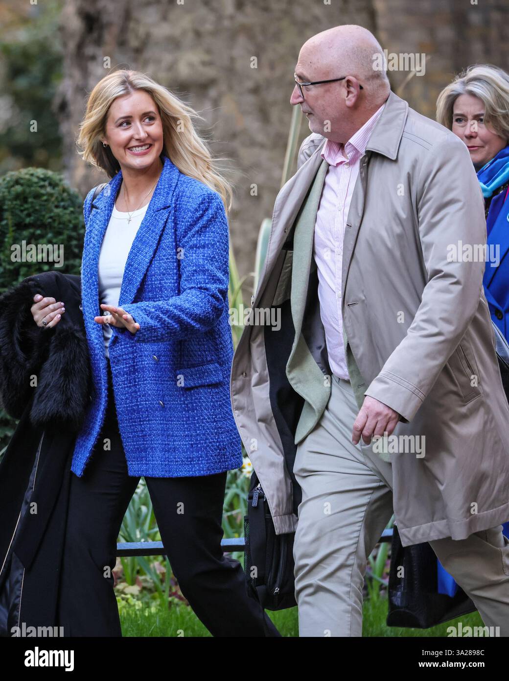 London, UK. 12th Mar, 2025. Katie Amess (front, in blue blazer), Sir ...