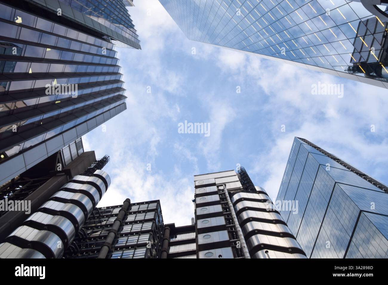 March 12, 2025, London, England, UK: General view of the Lloyd's ...